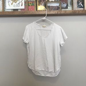Anthro white tee